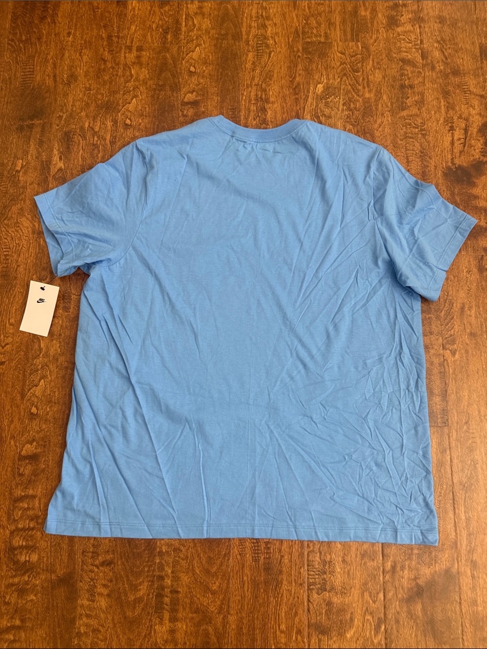 Nike Air Light Blue Crewneck T-Shirt with White Swoosh Size XXL - Picture 11 of 11